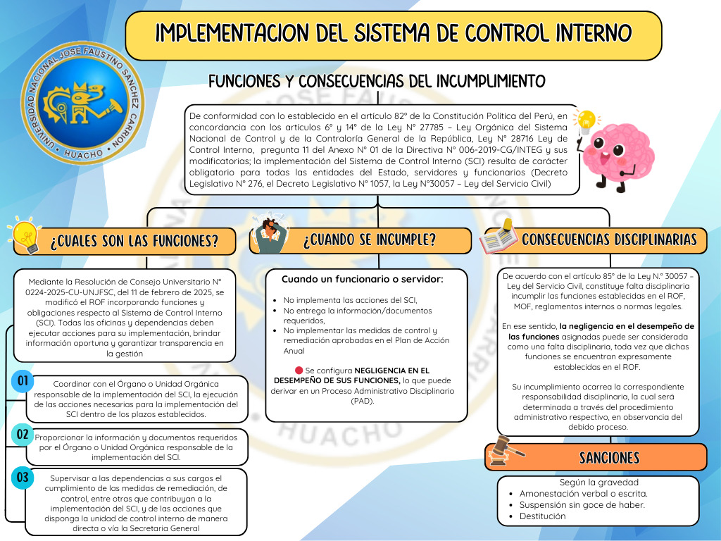 IMPLEMENTACIÓN DEL SISTEMA DE CONTROL INTERNO – Universidad Nacional ...